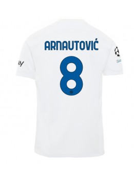 Moški Nogometna dresi replika Inter Milan Marko Arnautovic #8 Gostujoči 2023-24 Kratek rokav